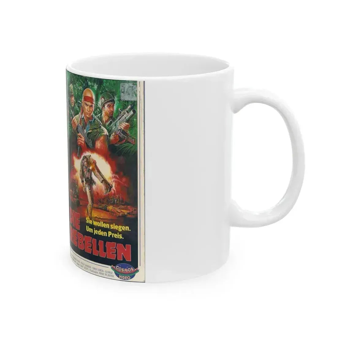 DIE REBELLEN (VHS COVER) - White Coffee Mug - Go Mug Yourself