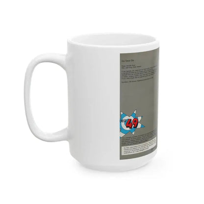 DIE SISTER DIE VIDEO 49 (VHS COVER) - White Coffee Mug - Go Mug Yourself