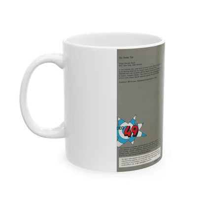 DIE SISTER DIE VIDEO 49 (VHS COVER) - White Coffee Mug - Go Mug Yourself
