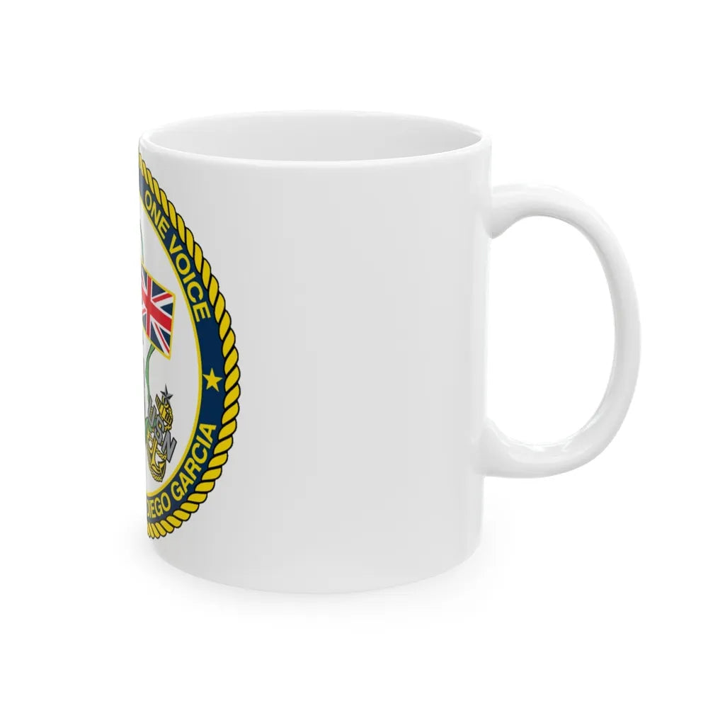 Diego Garcia One Mess (U.S. Navy) White Coffee Mug-Go Mug Yourself