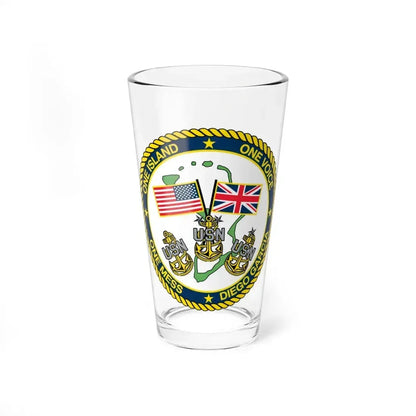 Diego Garcia One Mess (U.S. Navy) Pint Glass 16oz 16oz - Go Mug Yourself