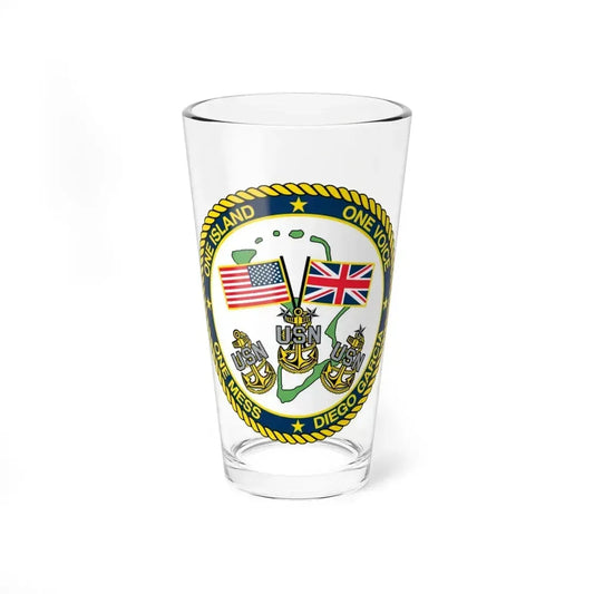 Diego Garcia One Mess (U.S. Navy) Pint Glass 16oz 16oz - Go Mug Yourself