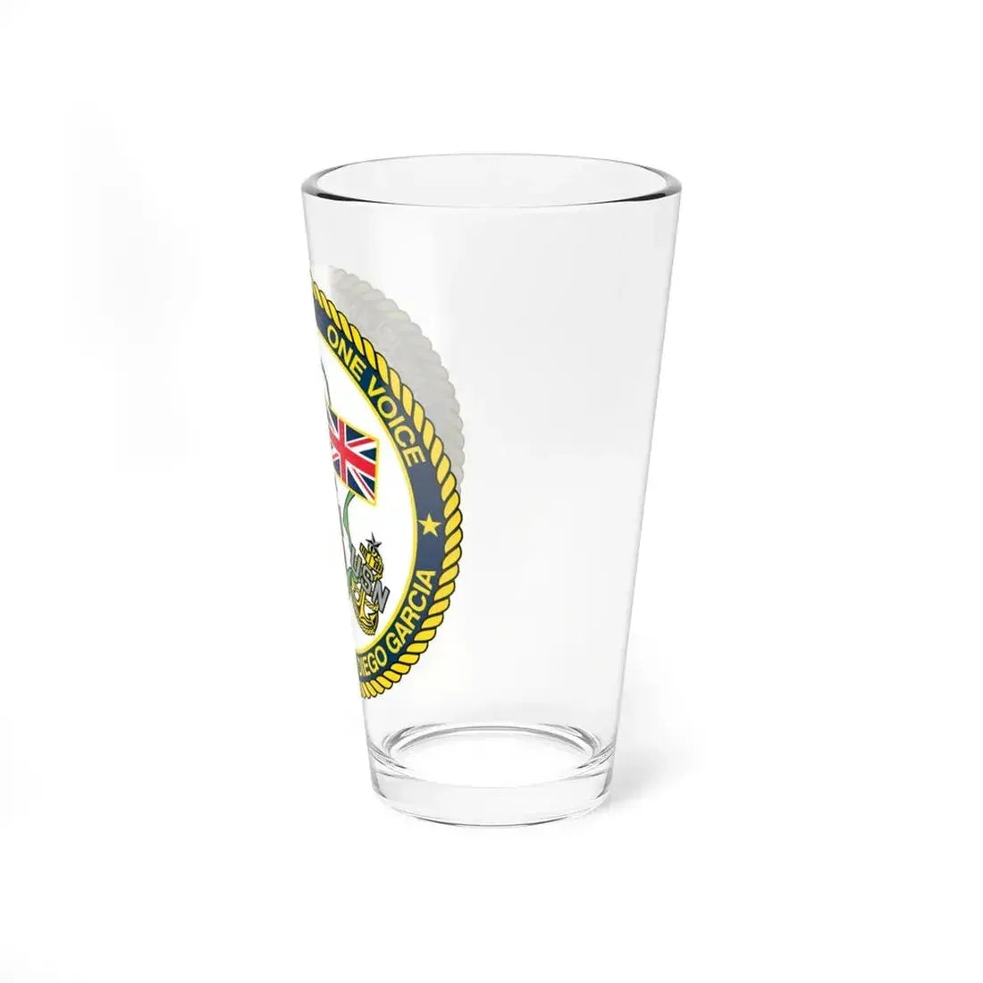 Diego Garcia One Mess (U.S. Navy) Pint Glass 16oz - Go Mug Yourself