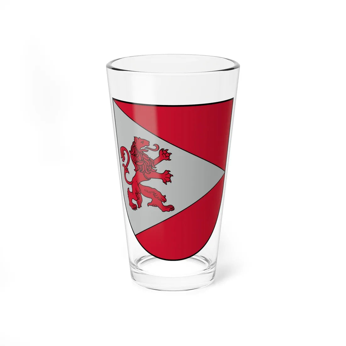 Dienvidkurzemes novada ģerbonis (Latvia) (Coat of Arms) Pint Glass 16oz 16oz - Go Mug Yourself