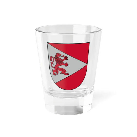 Dienvidkurzemes novada ģerbonis (Latvia) (Coat of Arms) Shot Glass 1.5oz 1.5oz - Go Mug Yourself