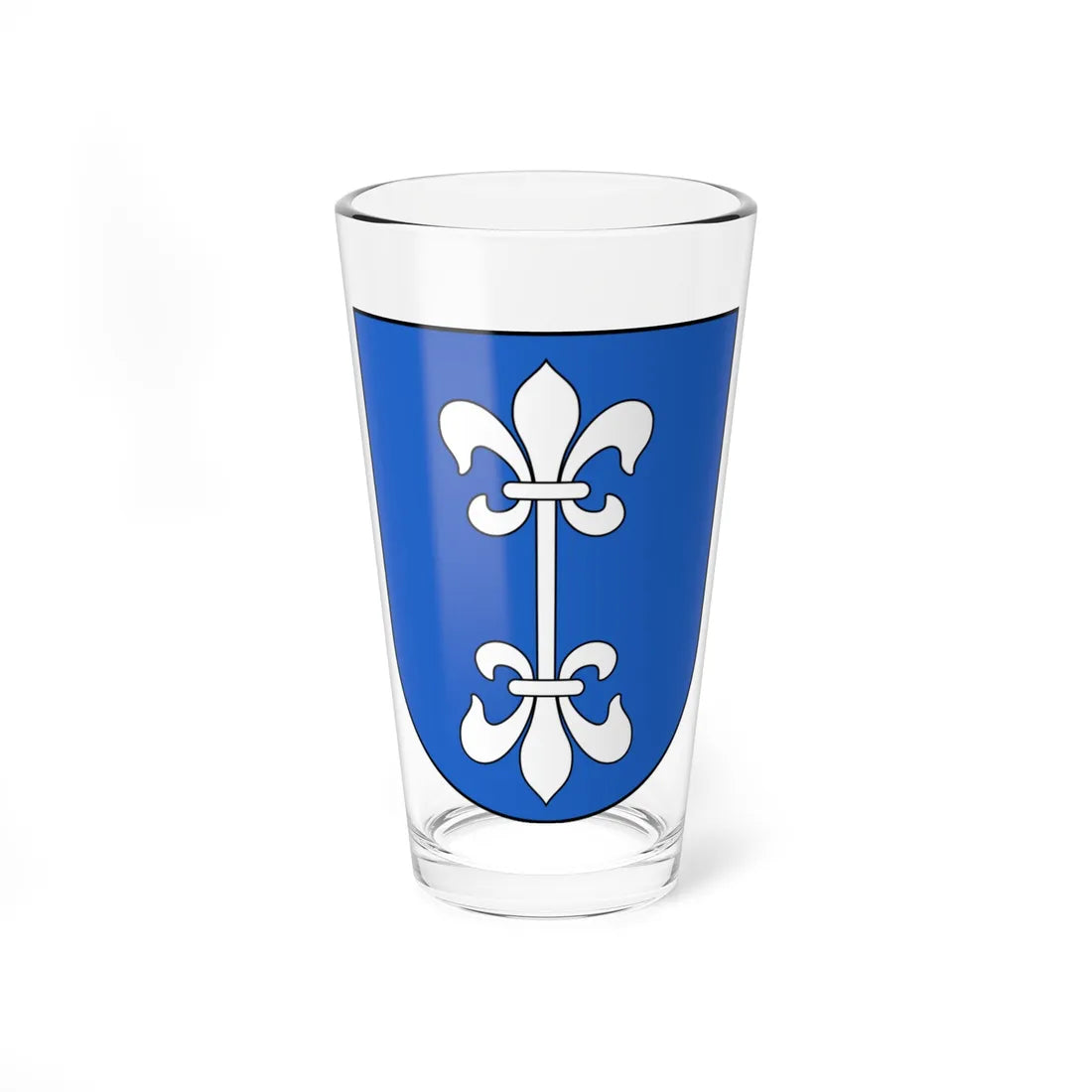 Dietikon-blazon (Switzerland) (Coat of Arms) Pint Glass 16oz 16oz - Go Mug Yourself