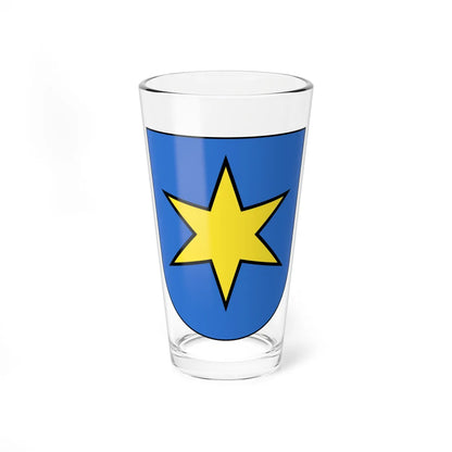Dietlikon-blazon (Switzerland) (Coat of Arms) Pint Glass 16oz 16oz - Go Mug Yourself