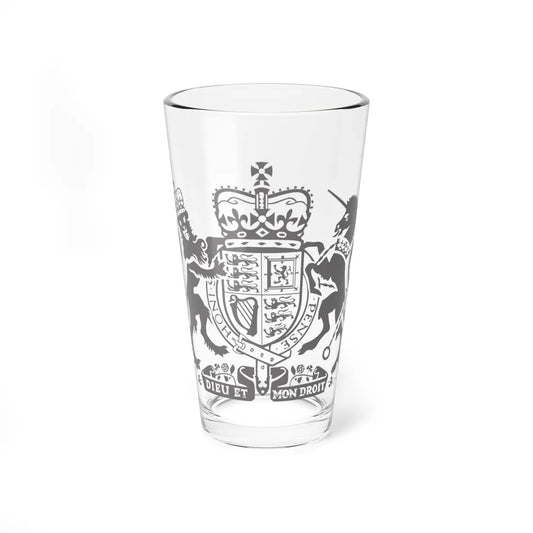 Dieu et mon droit (United Kingdom) (Coat of Arms) Pint Glass 16oz 16oz - Go Mug Yourself