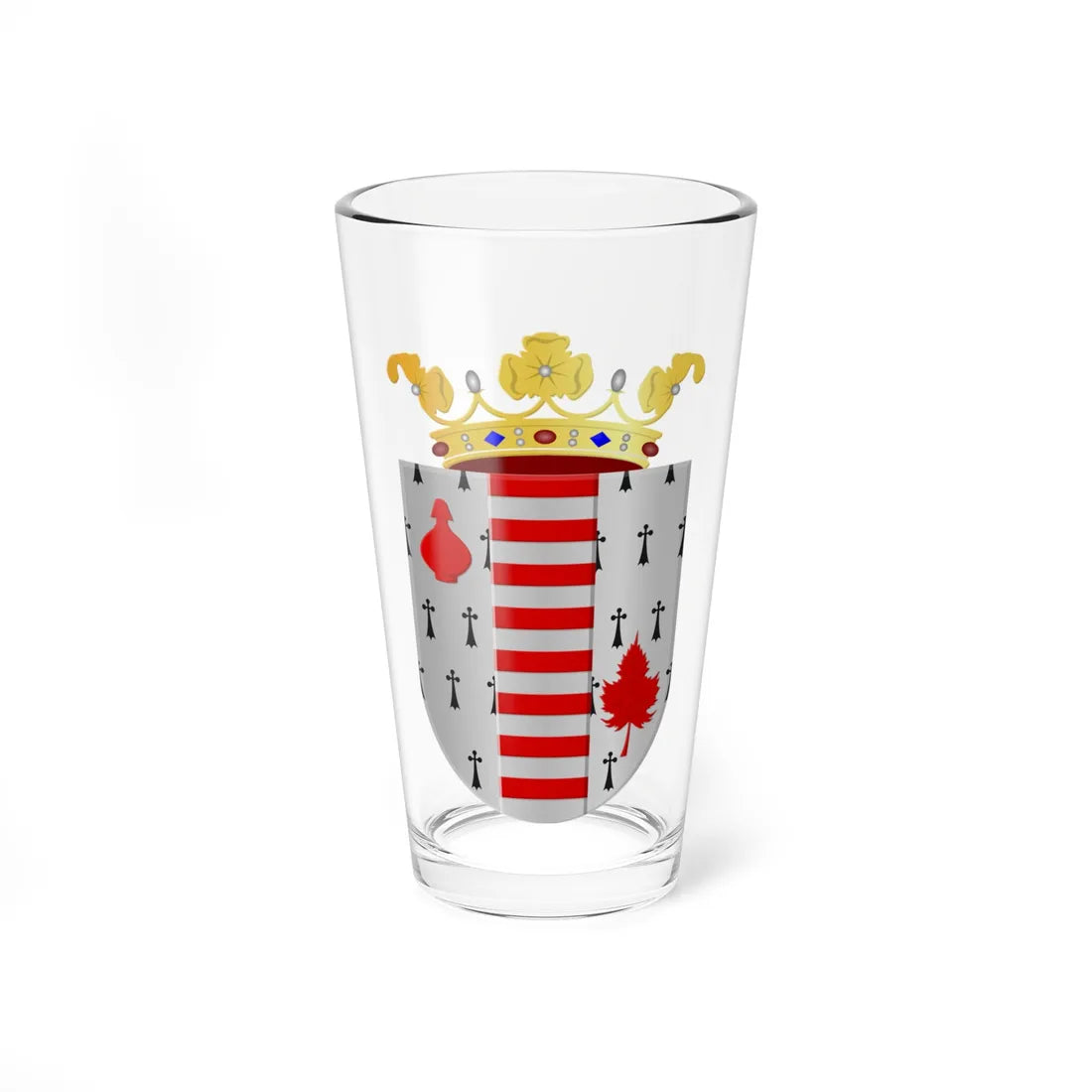 Diever wapen (Netherlands) (Coat of Arms) Pint Glass 16oz 16oz - Go Mug Yourself