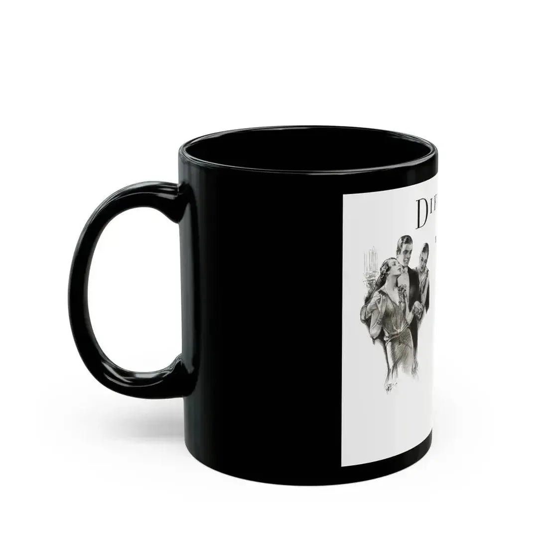 Different (1), Smart Set Magazine, February 1930 - Black Coffee Mug - Go Mug Yourself