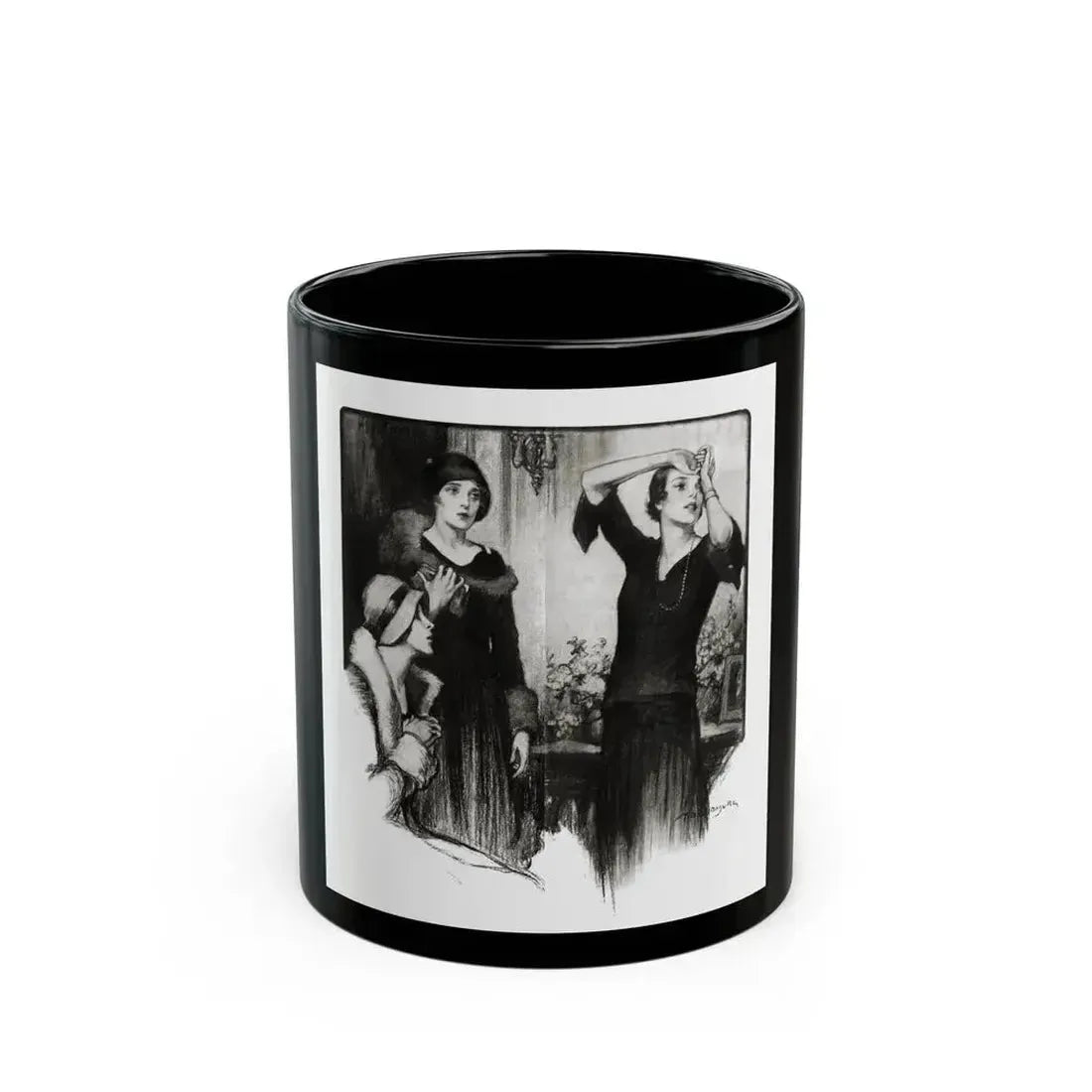 Different (2), Smart Set Magazine, February 1930 - Black Coffee Mug 11oz - Go Mug Yourself