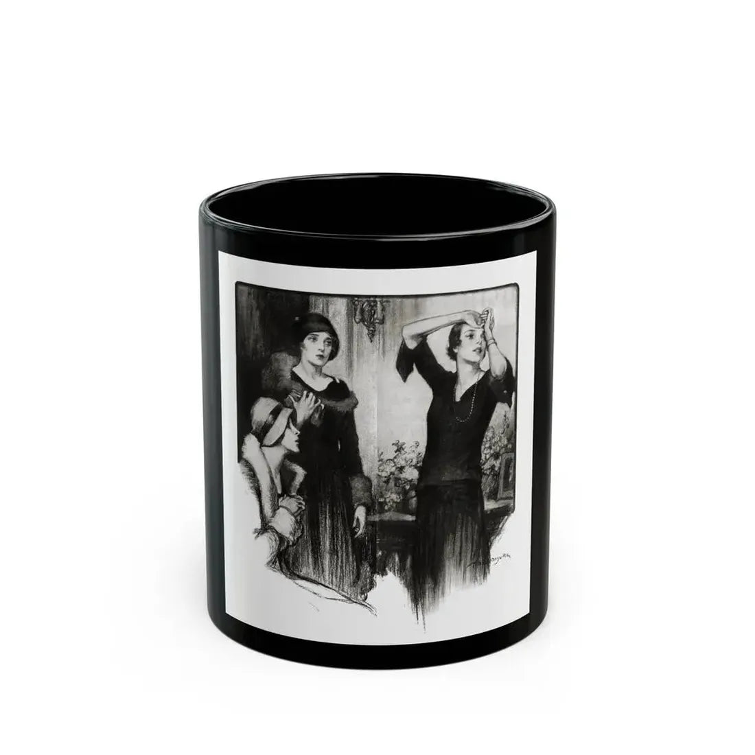 Different (2), Smart Set Magazine, February 1930 - Black Coffee Mug 11oz - Go Mug Yourself