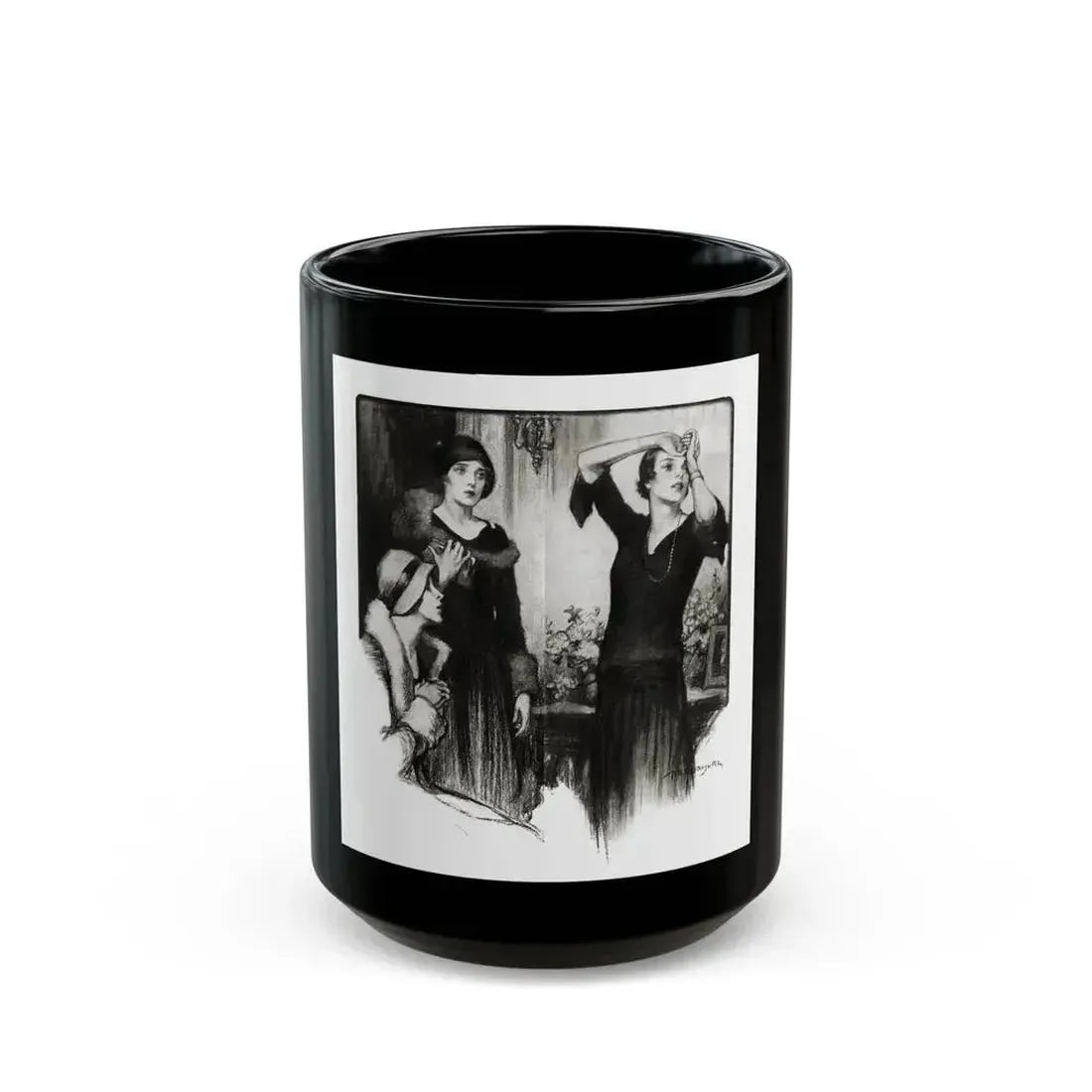 Different (2), Smart Set Magazine, February 1930 - Black Coffee Mug 15oz - Go Mug Yourself