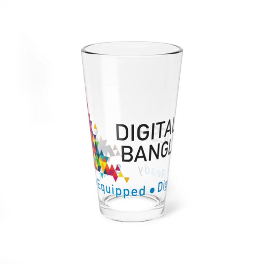 Digital Bangladesh Emblem (Bangladesh) (Coat of Arms) Pint Glass 16oz 16oz - Go Mug Yourself