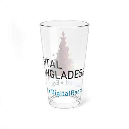 Digital Bangladesh Emblem (Bangladesh) (Coat of Arms) Pint Glass 16oz - Go Mug Yourself