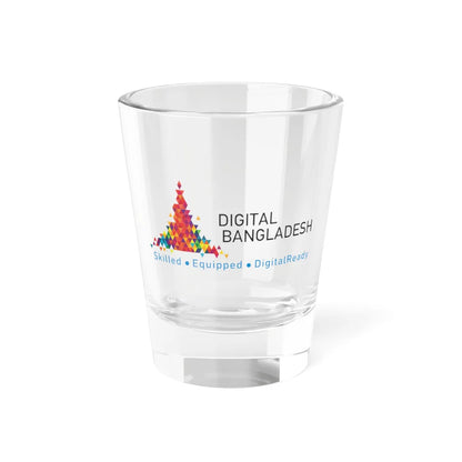 Digital Bangladesh Emblem (Bangladesh) (Coat of Arms) Shot Glass 1.5oz 1.5oz - Go Mug Yourself