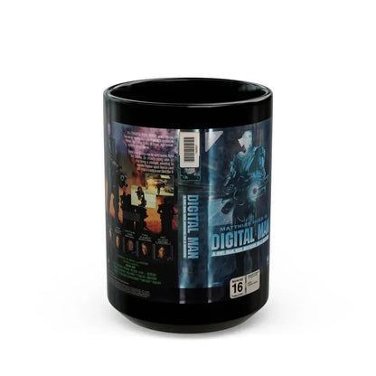 DIGITAL MAN (VHS COVER) - Black Coffee Mug 15oz - Go Mug Yourself