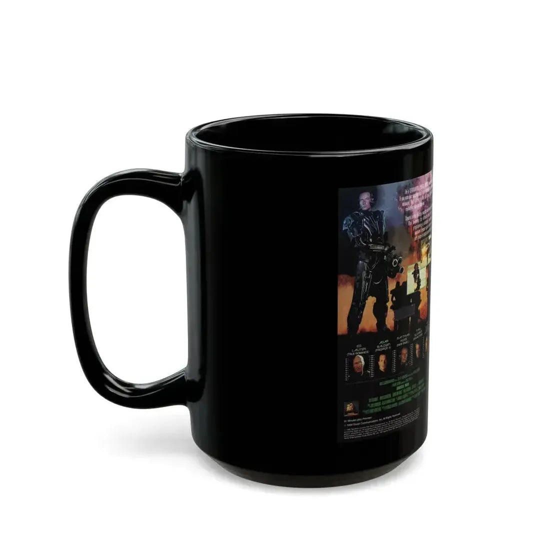 DIGITAL MAN (VHS COVER) - Black Coffee Mug - Go Mug Yourself