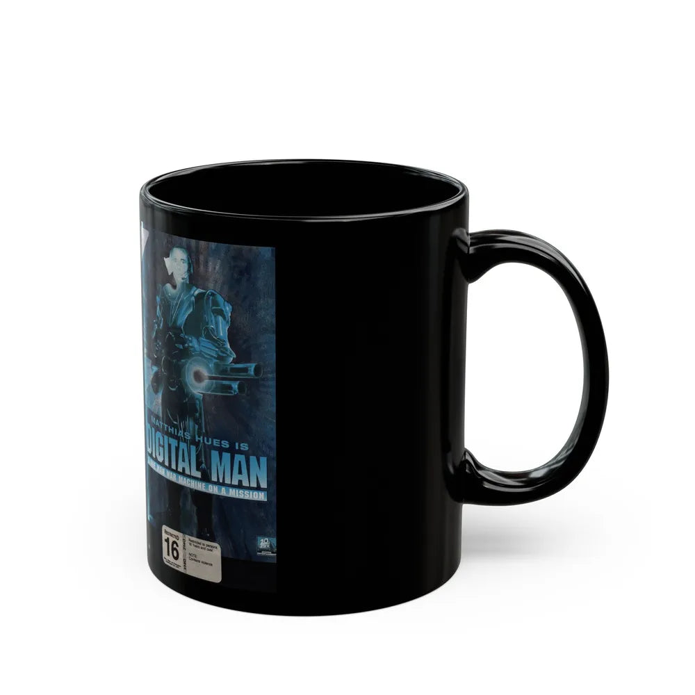 DIGITAL MAN (VHS COVER) - Black Coffee Mug-Go Mug Yourself