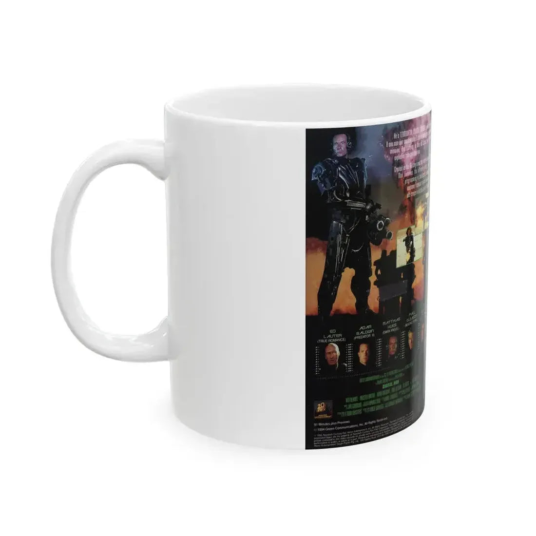 DIGITAL MAN (VHS COVER) - White Coffee Mug - Go Mug Yourself
