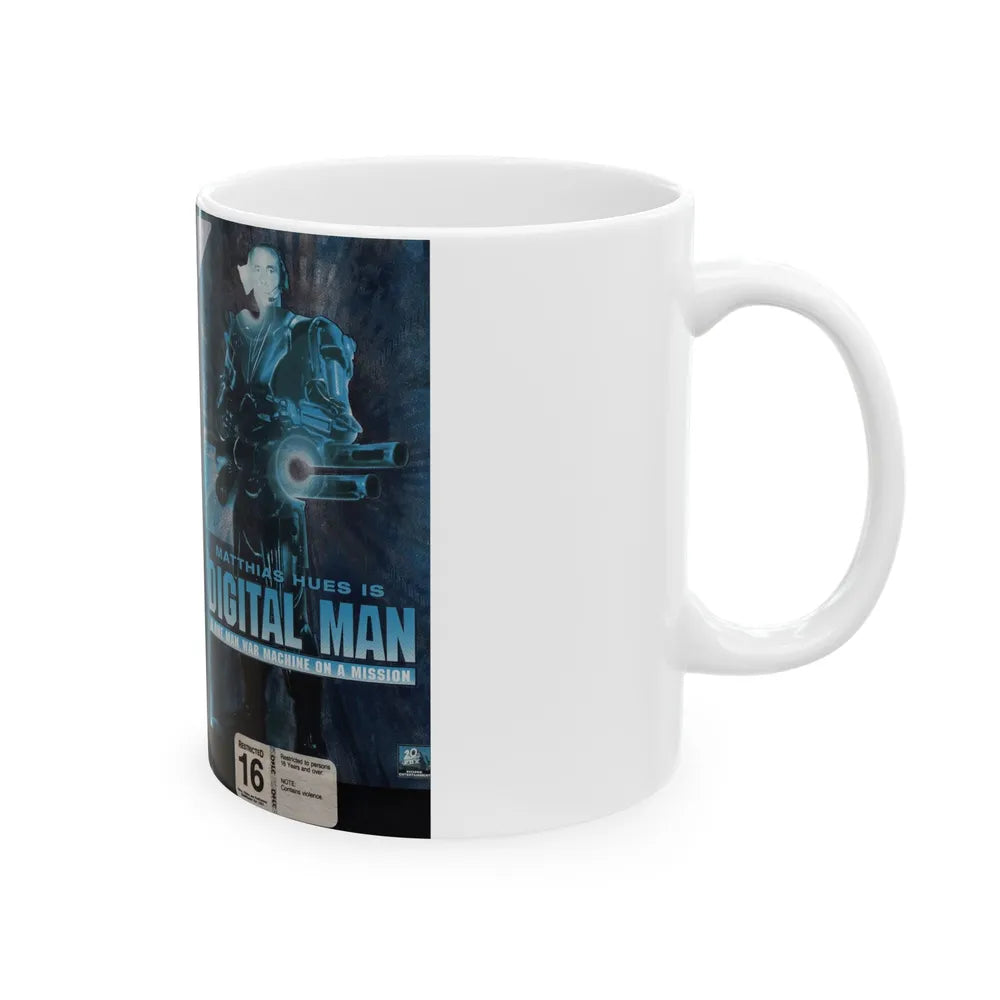 DIGITAL MAN (VHS COVER) - White Coffee Mug-Go Mug Yourself