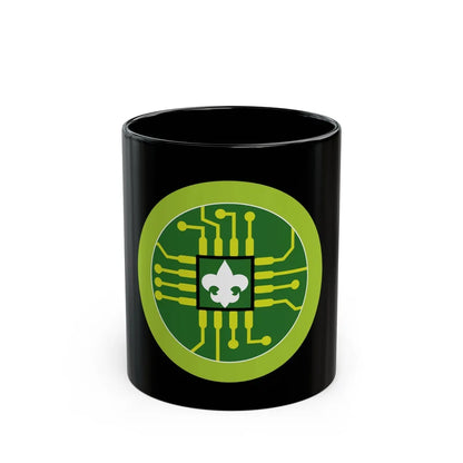 Digital Technology (Boy Scout Merit Badge) Black Coffee Mug-11oz-Go Mug Yourself