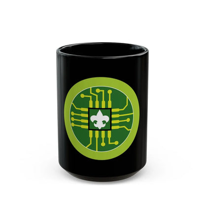 Digital Technology (Boy Scout Merit Badge) Black Coffee Mug-15oz-Go Mug Yourself