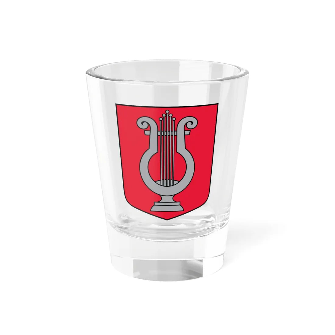 Dikļu pagasta ģerbonis (Latvia) (Coat of Arms) Shot Glass 1.5oz 1.5oz - Go Mug Yourself