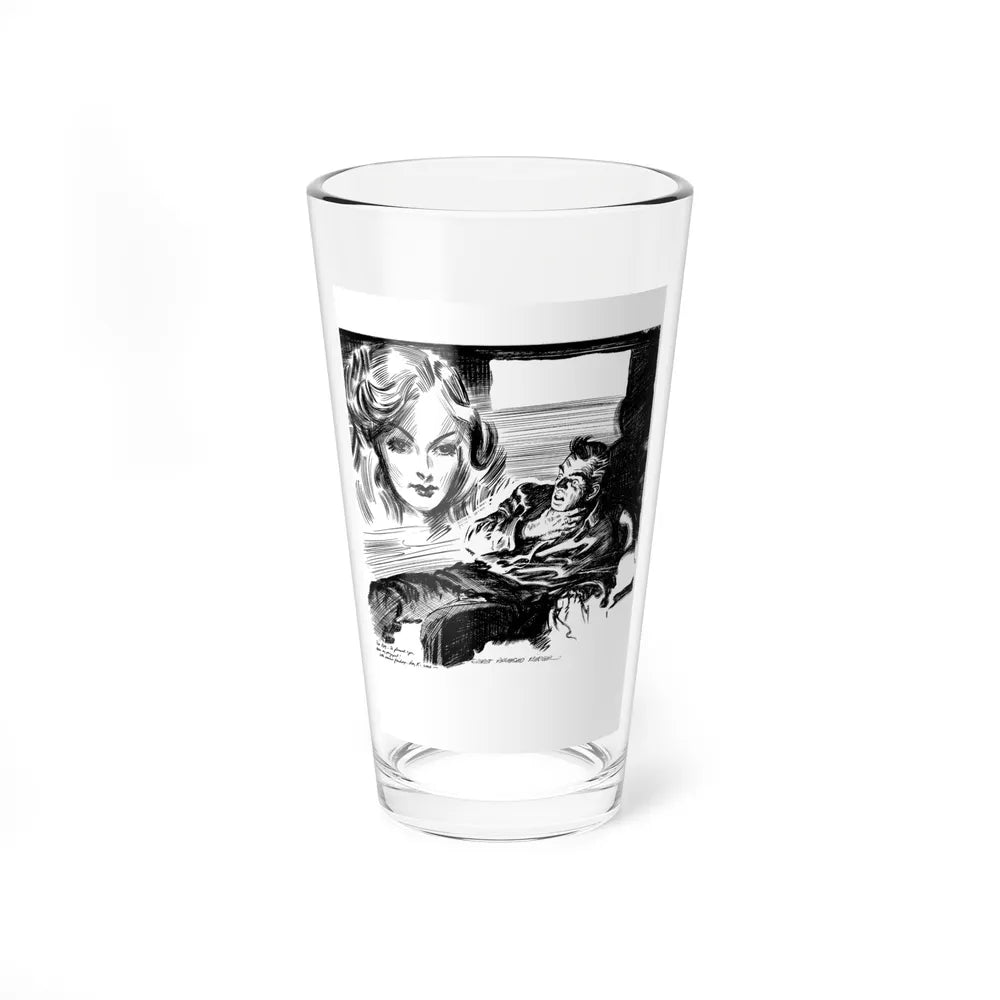 Dime Mystery magazine Illustration, 1949 - Pint Glass 16oz-16oz-Go Mug Yourself