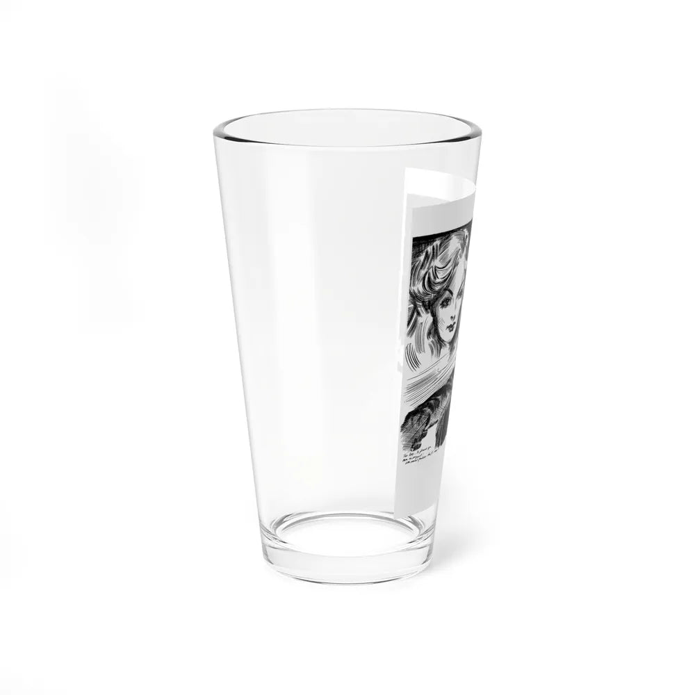 Dime Mystery magazine Illustration, 1949 - Pint Glass 16oz-Go Mug Yourself