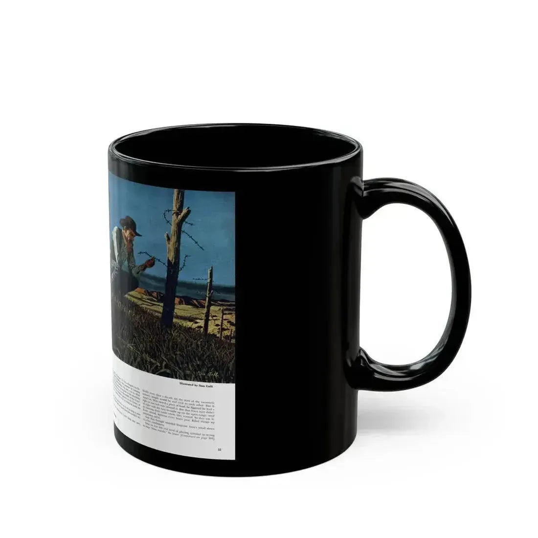 Dinamite Aten And His Big Boom, True magazine, May 1955 - Black Coffee Mug - Go Mug Yourself