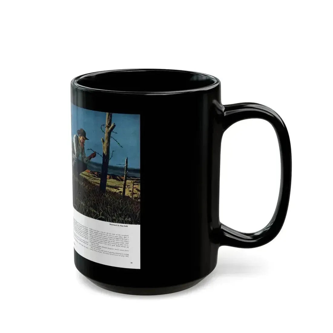Dinamite Aten And His Big Boom, True magazine, May 1955 - Black Coffee Mug - Go Mug Yourself