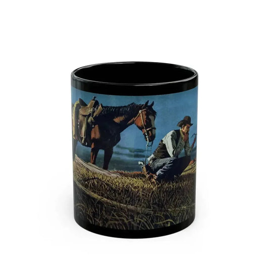Dinamite Aten and His Big Boom, True magazine, May 1955_1 - Black Coffee Mug 11oz - Go Mug Yourself