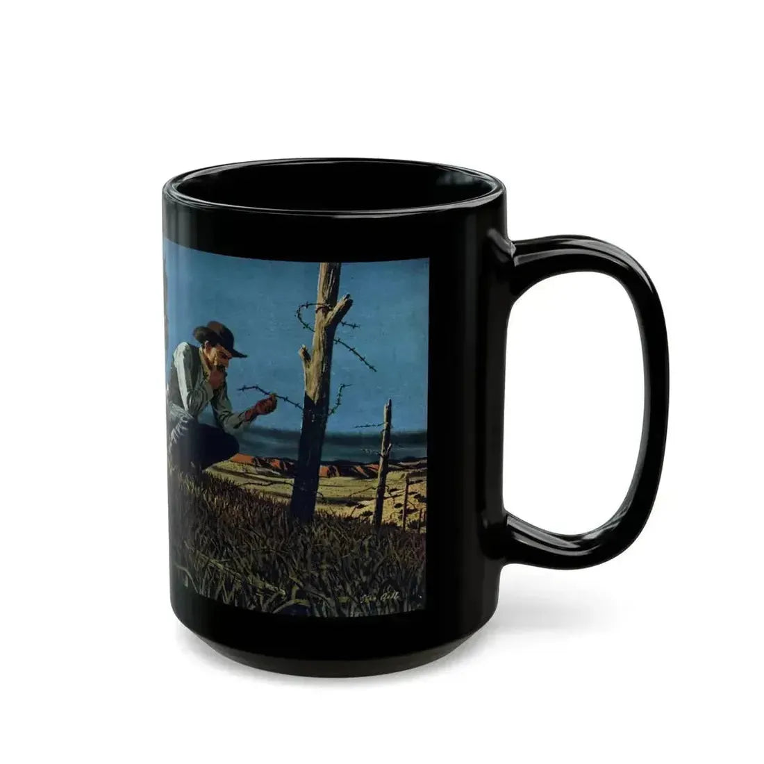 Dinamite Aten and His Big Boom, True magazine, May 1955_1 - Black Coffee Mug - Go Mug Yourself