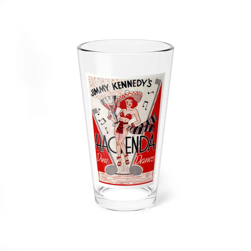 Dine 'n' Dance at the Hacienda, 1944 - Pint Glass 16oz-16oz-Go Mug Yourself