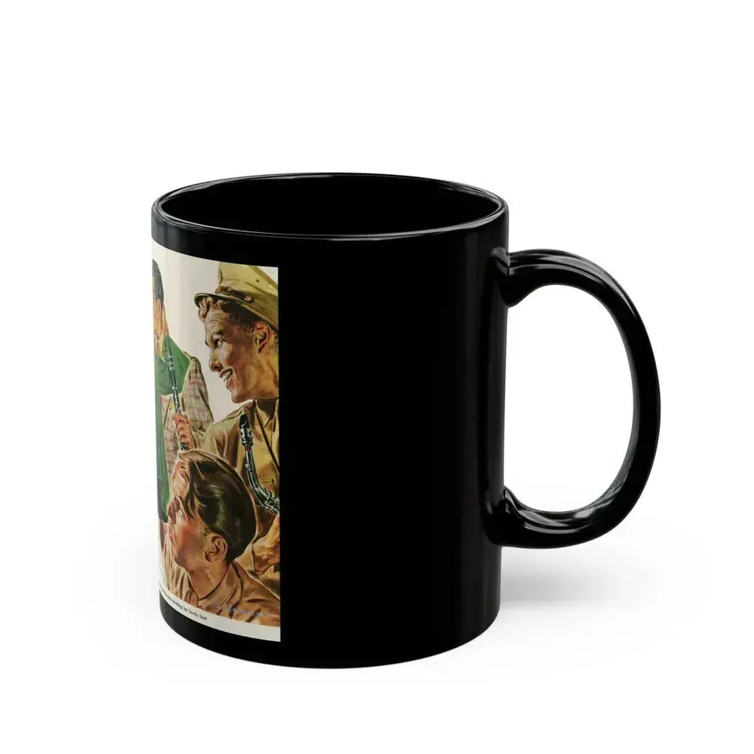 Ding-Dong Was His Name, Collier's magazine, 1944 - Black Coffee Mug - Go Mug Yourself