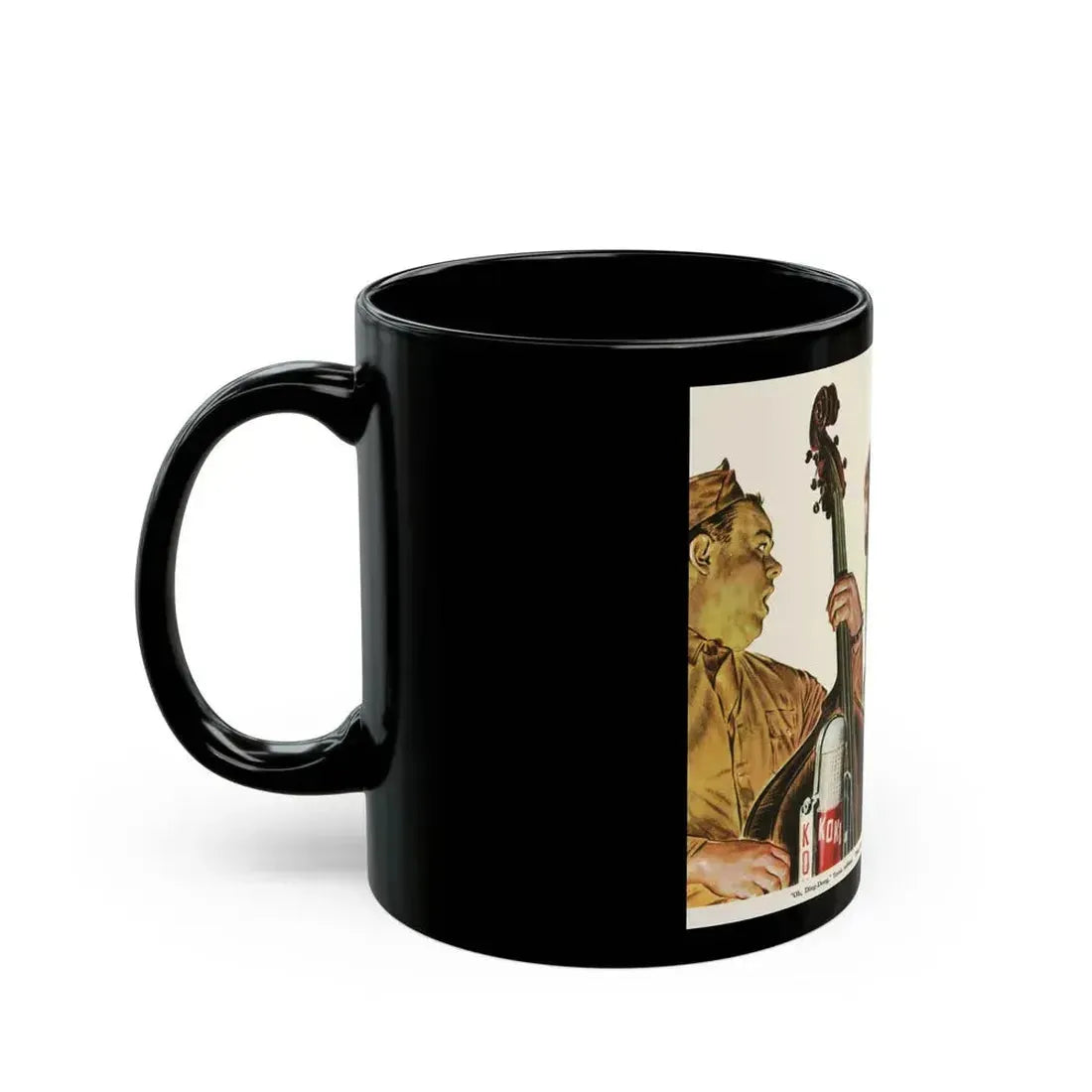 Ding-Dong Was His Name, Collier's magazine, 1944 - Black Coffee Mug - Go Mug Yourself