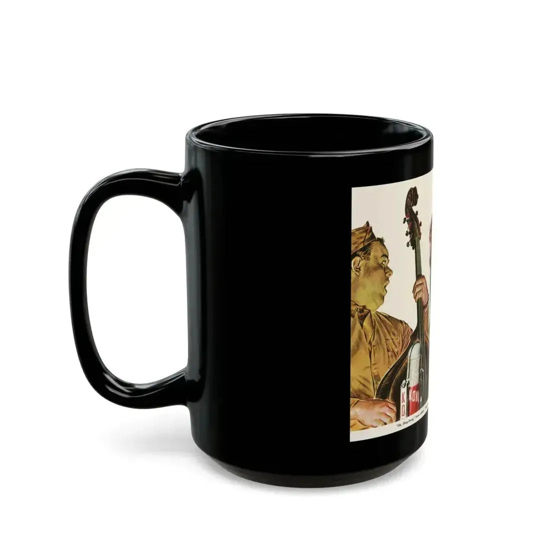 Ding-Dong Was His Name, Collier's magazine, 1944 - Black Coffee Mug - Go Mug Yourself