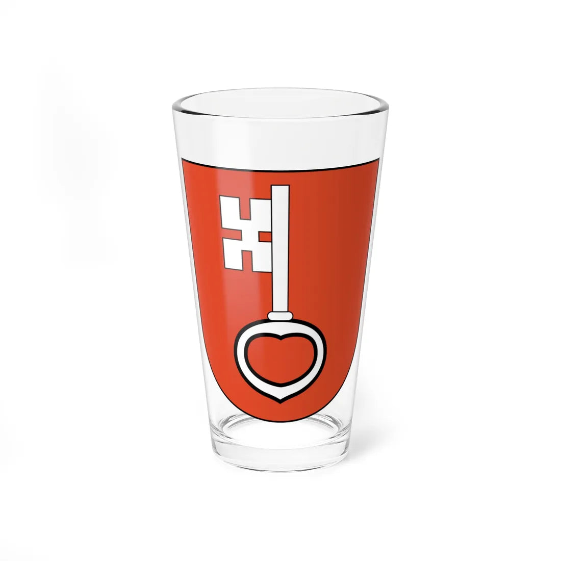 Dinhard-blazon (Switzerland) (Coat of Arms) Pint Glass 16oz 16oz - Go Mug Yourself