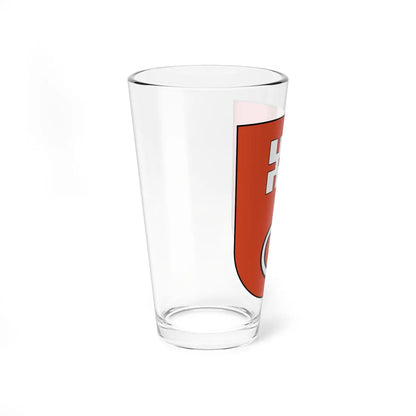 Dinhard-blazon (Switzerland) (Coat of Arms) Pint Glass 16oz - Go Mug Yourself