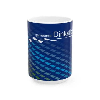Dinkelland vlag (Netherlands) White Coffee Mug 15oz - Go Mug Yourself