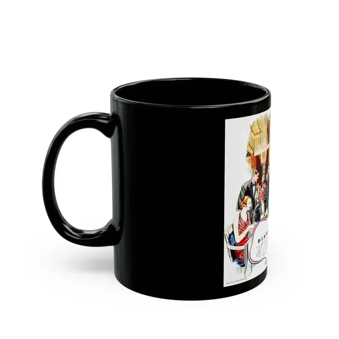 Dinner at Eight, Time Magazine, April 3, 1933 - Black Coffee Mug - Go Mug Yourself