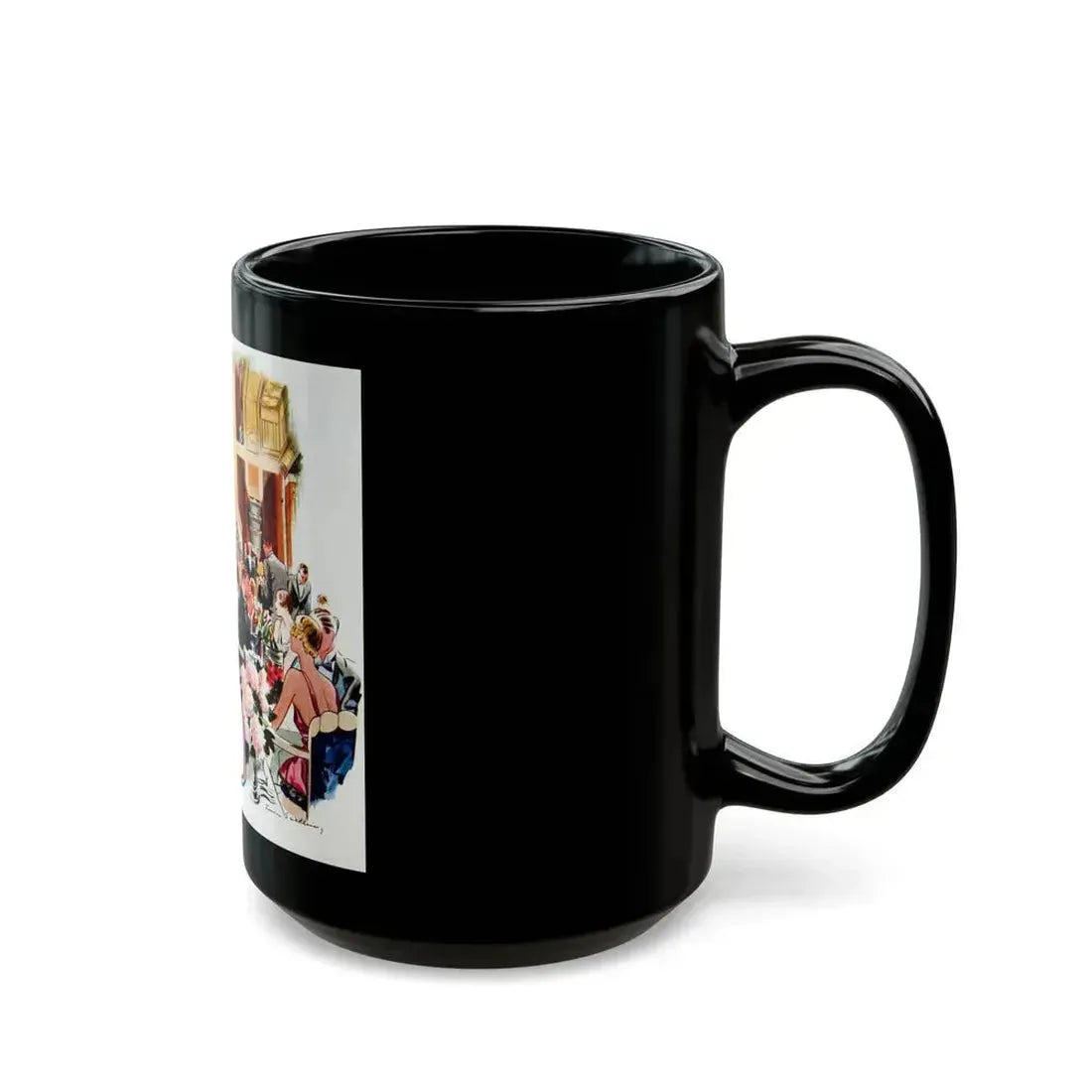 Dinner at Eight, Time Magazine, April 3, 1933 - Black Coffee Mug - Go Mug Yourself