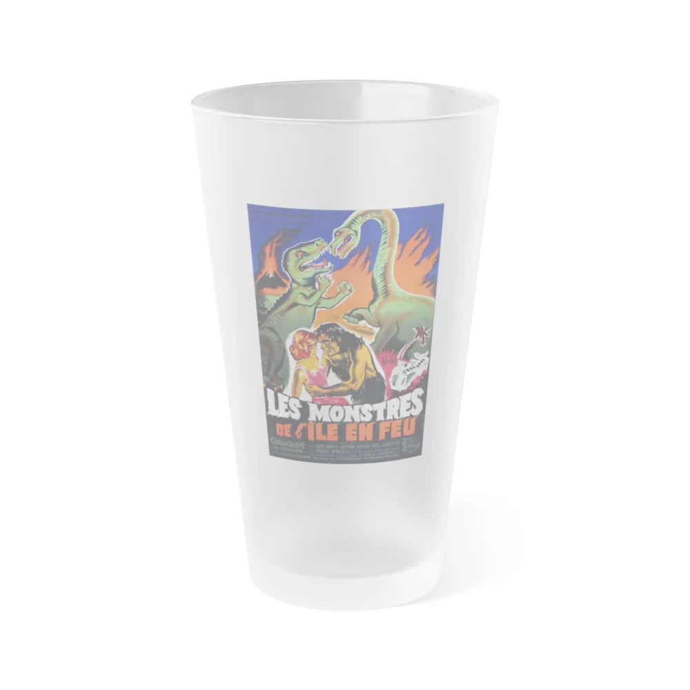 DINOSAURS (BELGIAN) 1980 Movie Poster - Frosted Pint Glass 16oz-16oz-Frosted-Go Mug Yourself