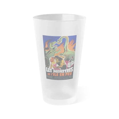 DINOSAURS (BELGIAN) 1980 Movie Poster - Frosted Pint Glass 16oz 16oz Frosted - Go Mug Yourself