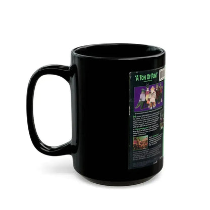 DINOSAURS MIGHTY MEGALOSAURUS (VHS COVER) - Black Coffee Mug - Go Mug Yourself