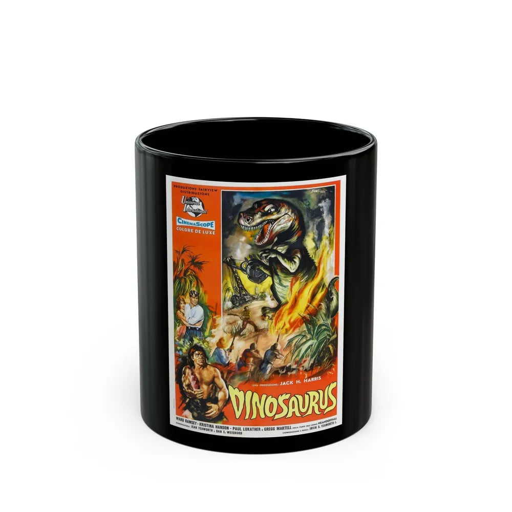 DINOSAURUS 1960 Movie Poster - Black Coffee Mug-11oz-Go Mug Yourself