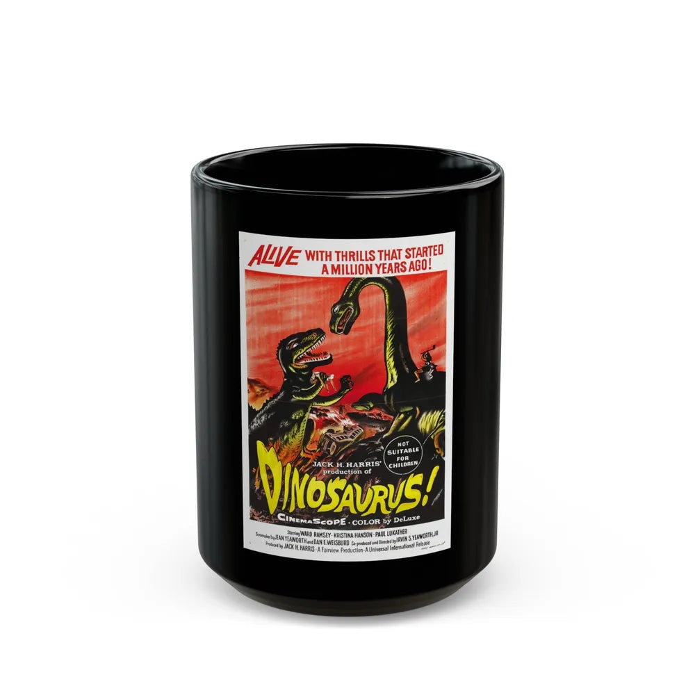 DINOSAURUS (2) 1960 Movie Poster - Black Coffee Mug-15oz-Go Mug Yourself