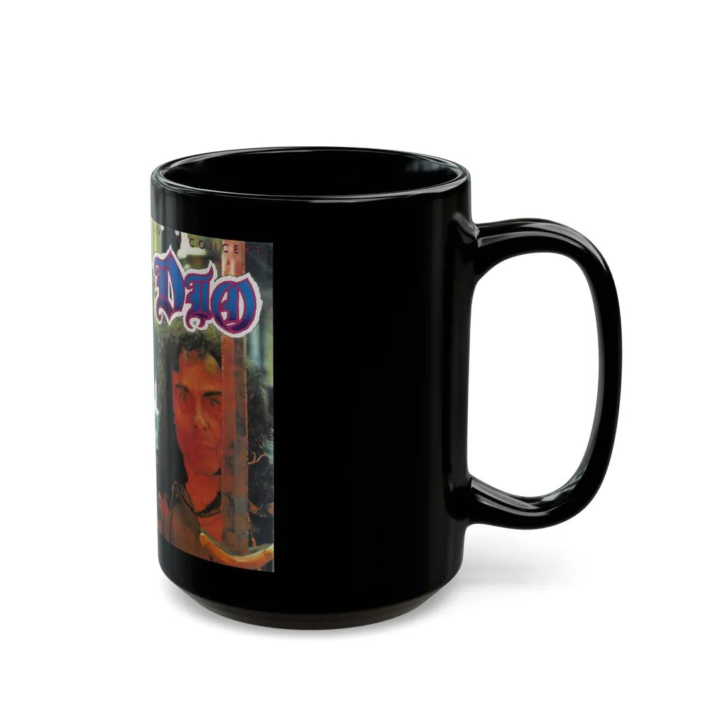 DIO LIVE IN CONCERT (VHS COVER) - Black Coffee Mug-Go Mug Yourself