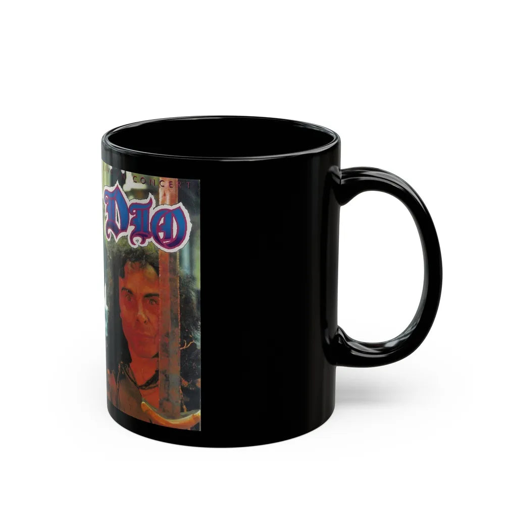 DIO LIVE IN CONCERT (VHS COVER) - Black Coffee Mug-Go Mug Yourself